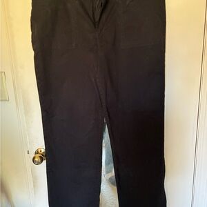 Gloria Vanderbilt Black Straight-Leg Chinos